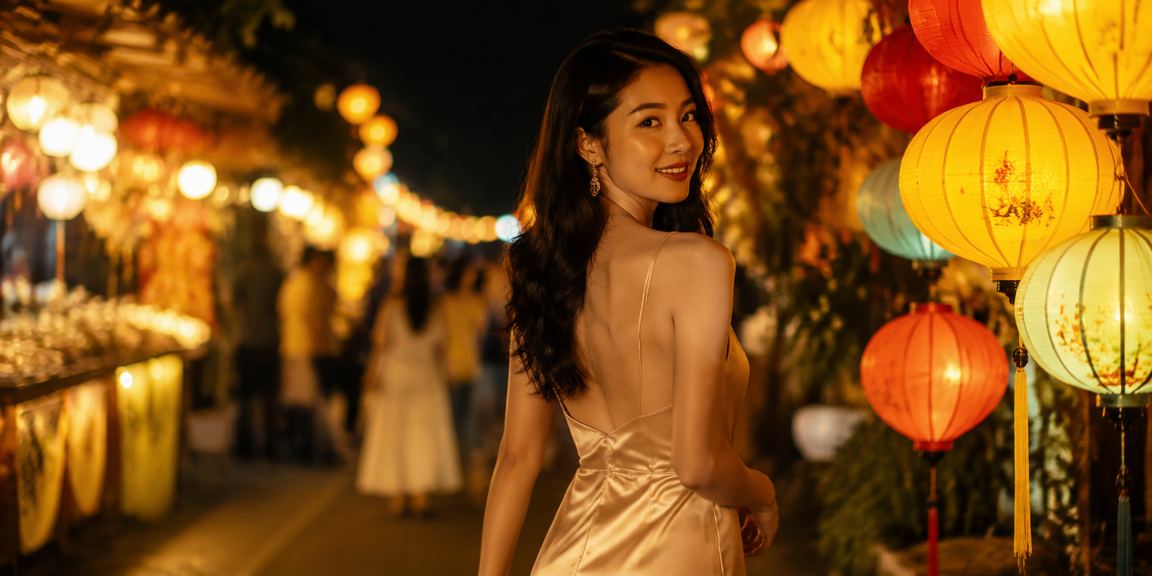 Phố đêm Hội An với ánh đèn lung linh hấp dẫn khách